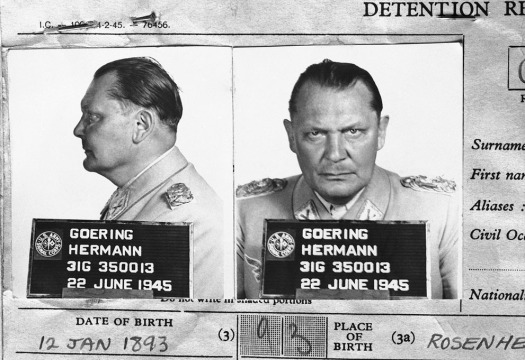 Hermann Goering Mug shot