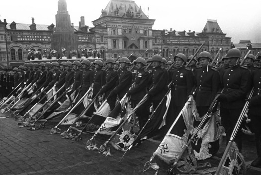 Soviet Soldiers lowered Nazi Flags